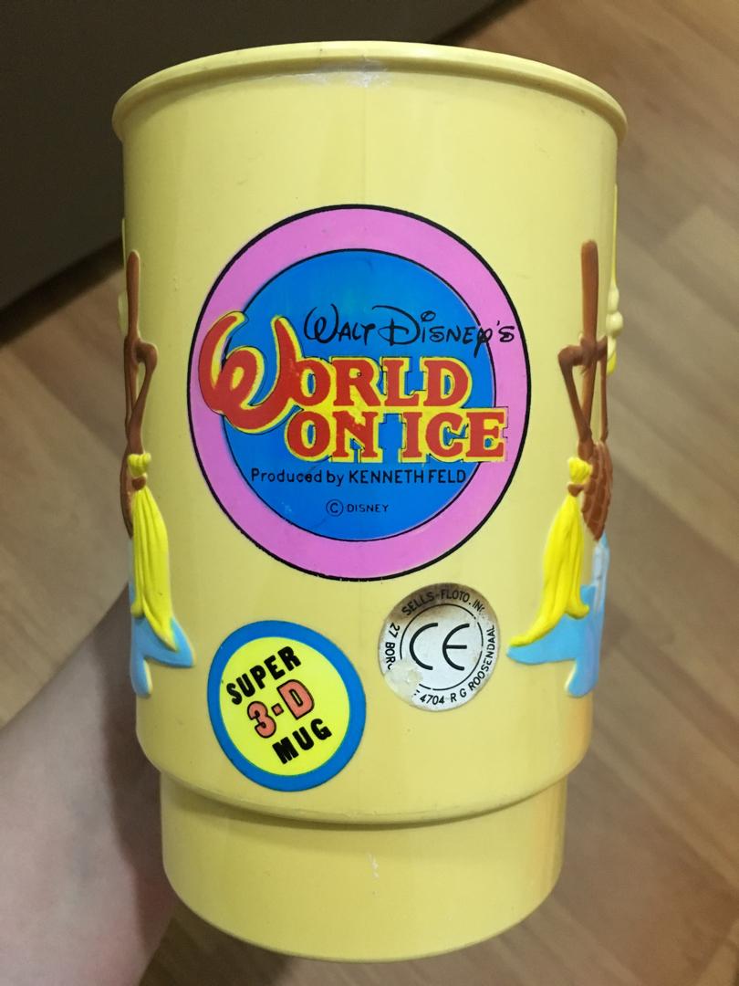 Vintage Walt Disney pencil holder 1990, Hobbies & Toys, Stationery