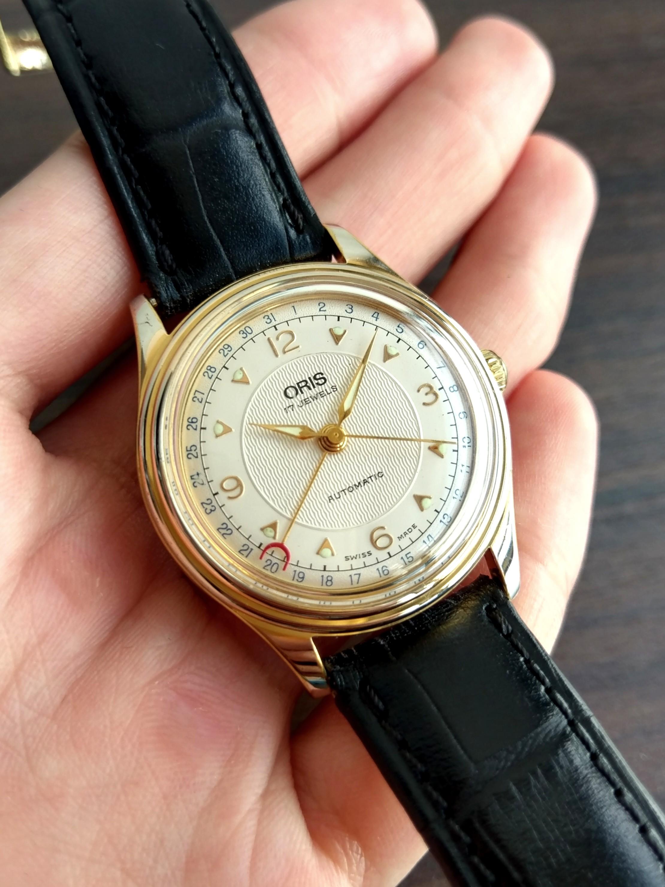 Oris vintage pointer date clearance