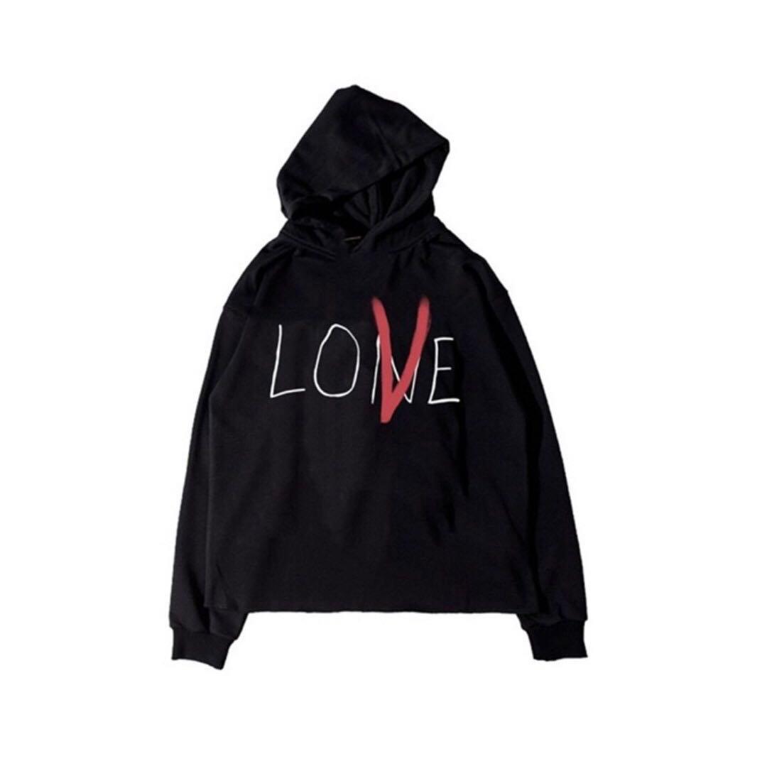 Vlone lover hoodie clearance