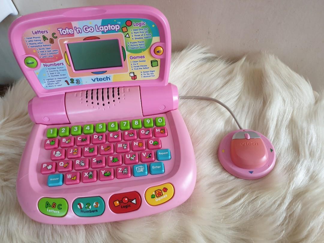 Vtech tote'n Go Laptop, Babies & Kids, Infant Playtime on Carousell