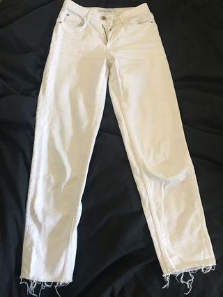 Zara high waisted mom jeans