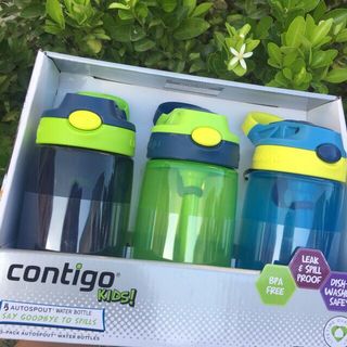 Contigo - Contigo, Kids - Water Bottle, Striker No-Spill, Electric