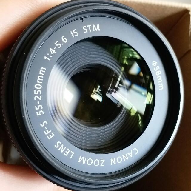 二手Canon EF-S 55-250mm F4-5.6 IS STM, 攝影器材, 鏡頭及裝備- Carousell