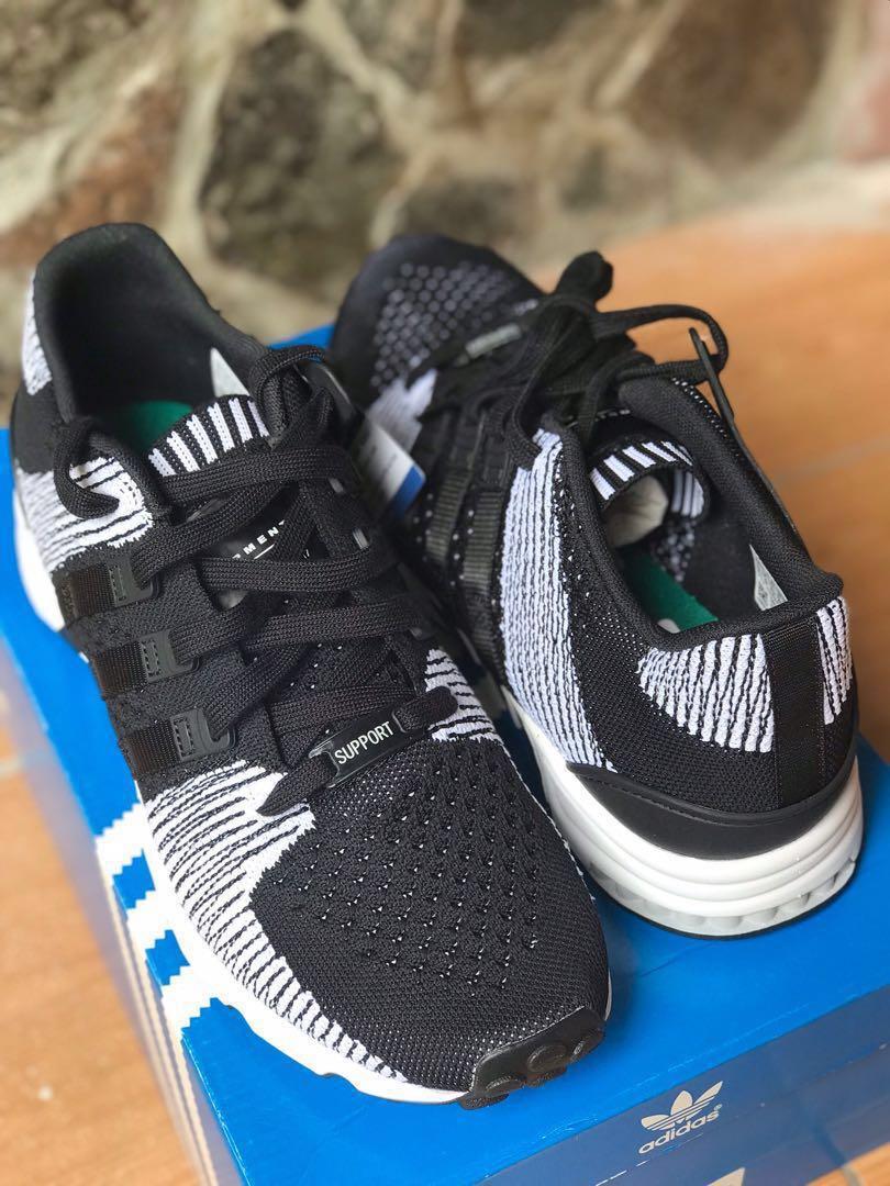 Adidas EQT Support RF PK Primeknit Oreo Fesyen Pria Sepatu Sneakers di Carousell