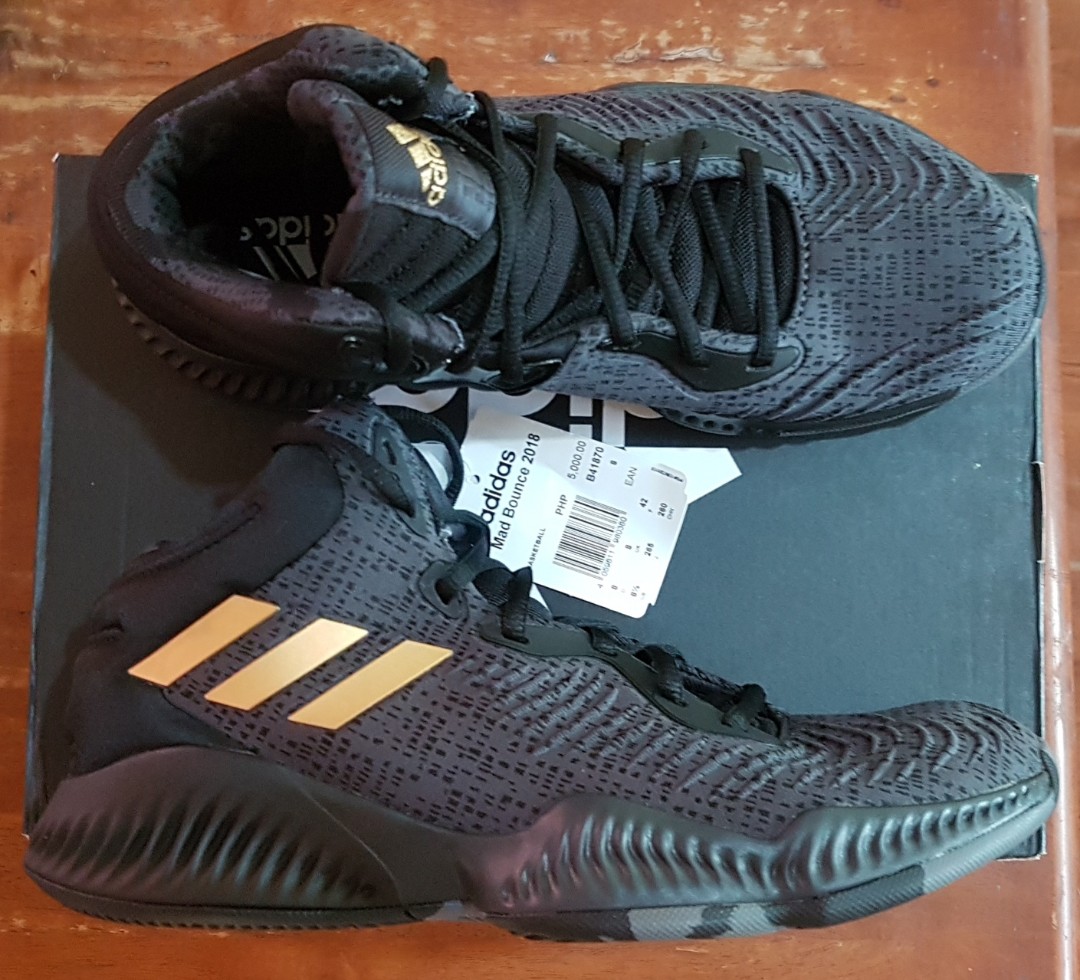Adidas Mad Bounce 2018 basketball shoes size US for men, Fashion, Footwear, Sneakers Carousell
