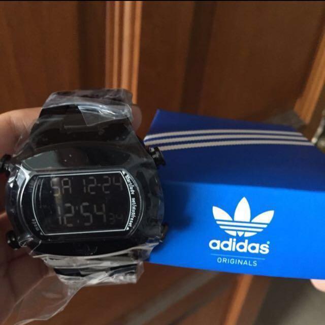 Black Adidas Digital Watch ADH 6502 MRTBukitBatok MRTJurongEast Luxury Watches on Carousell