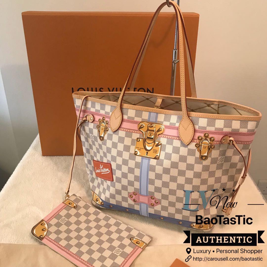 Louis Vuitton, Bags, Rare Lv Summer Trunk Neverfull Limited Edition