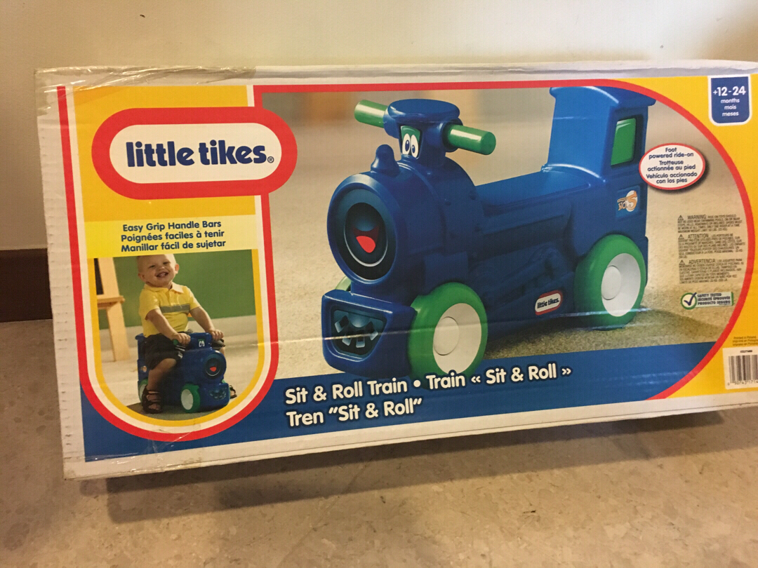 little tikes ride on train set