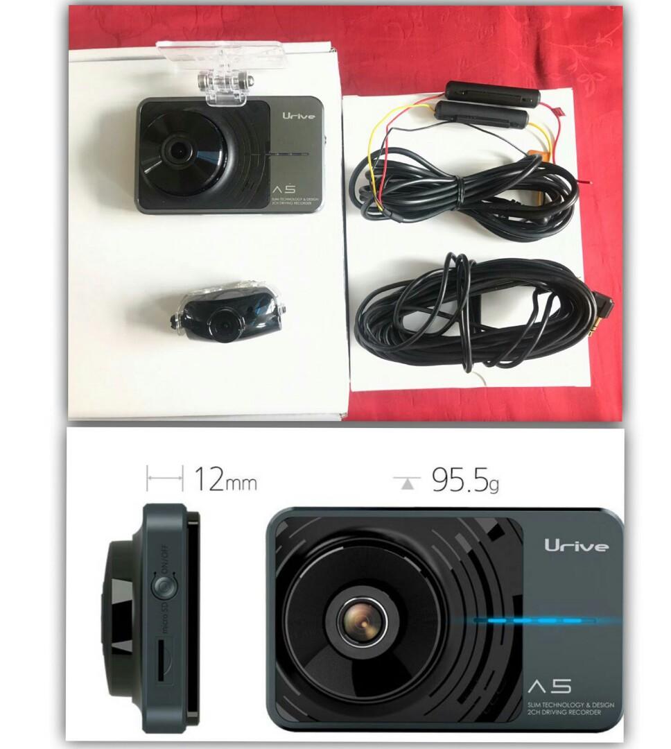 Car Dash Camera Urive A5 2ch Car Video Recorder Car Accessories Accessories On Carousell