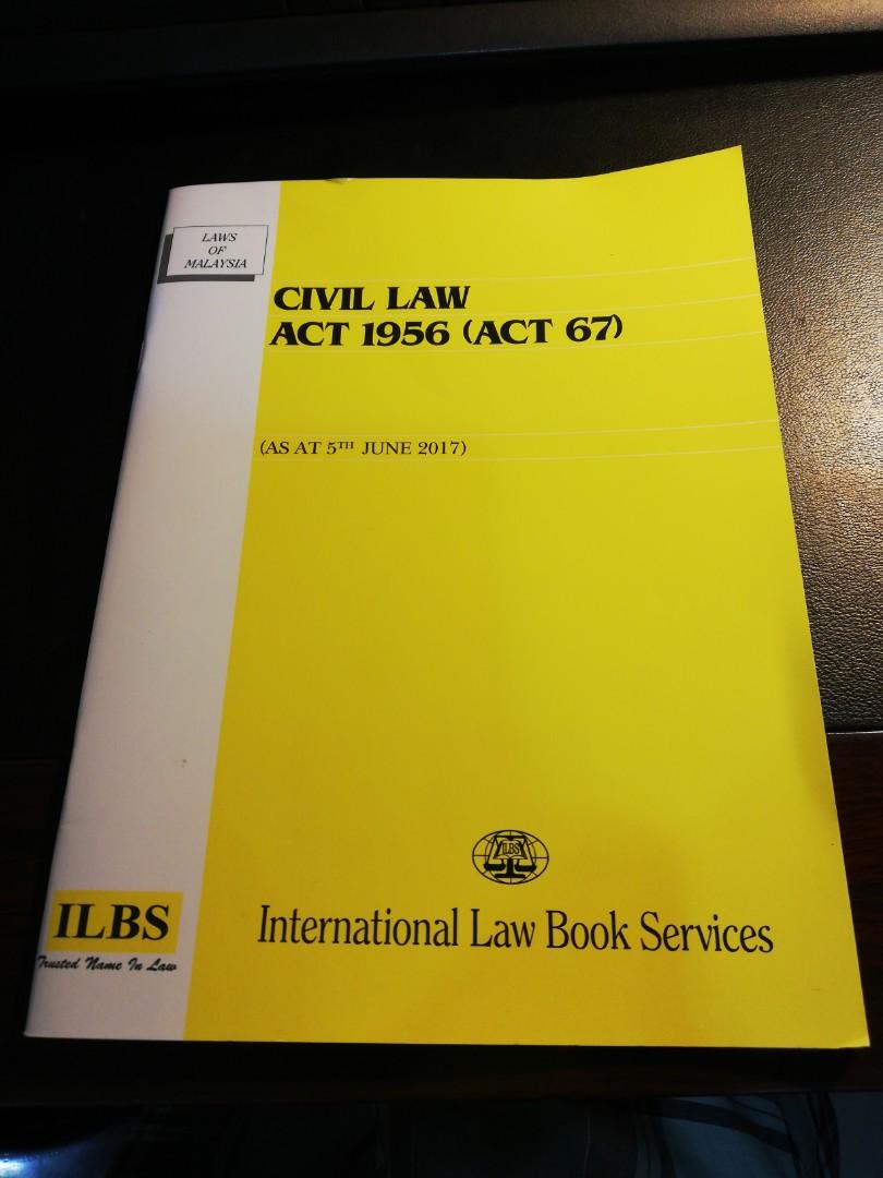 Civil Law Act 1956 Laws Of Malaysia, Books & Stationery, Books on 
