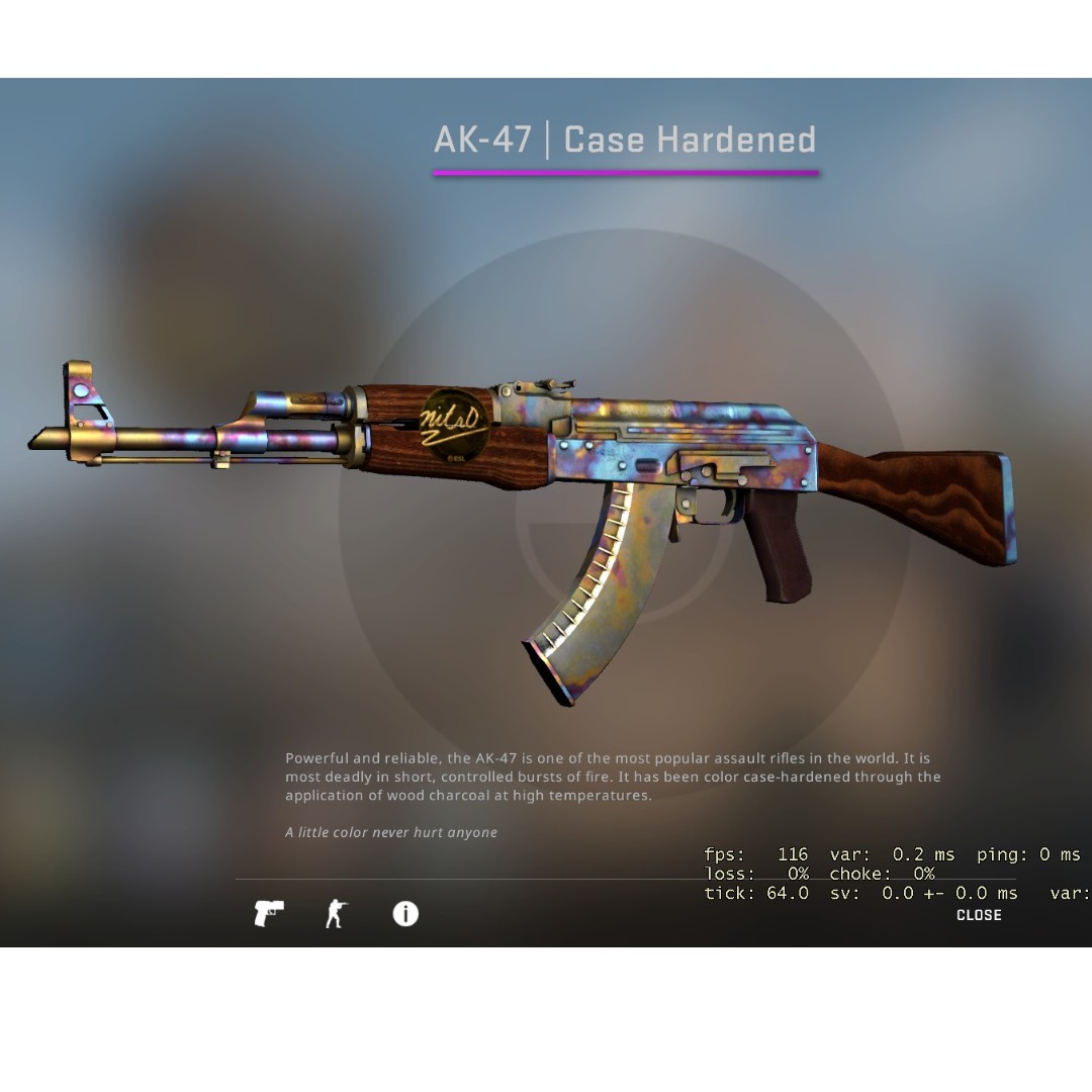 ak 47 case hardened