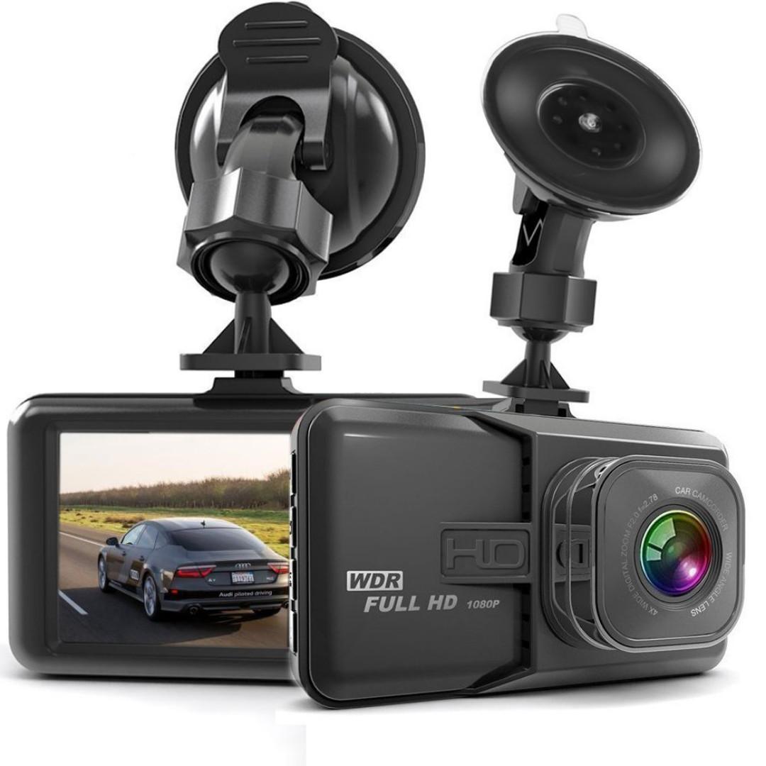 Full 1080P Dash Cam w/ 170 Degree Super Wide Angle & Night Vision