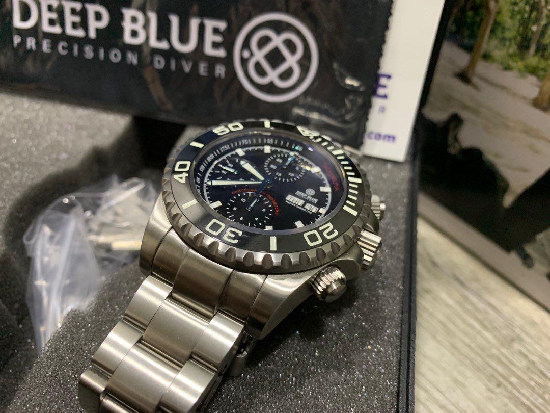 Deep blue master sales chrono 7750 for sale