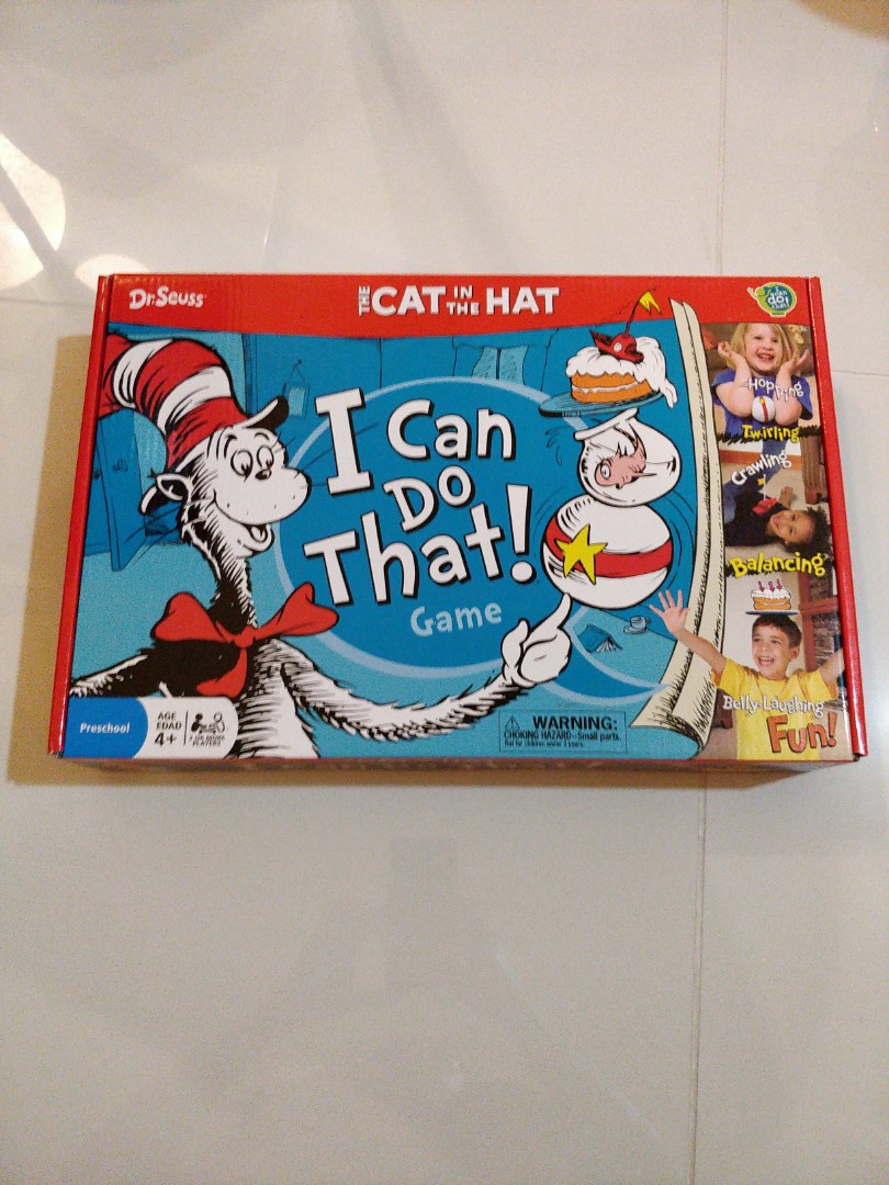 Dr Seuss The Cat In The Hat Board Game Toys Games Board Games