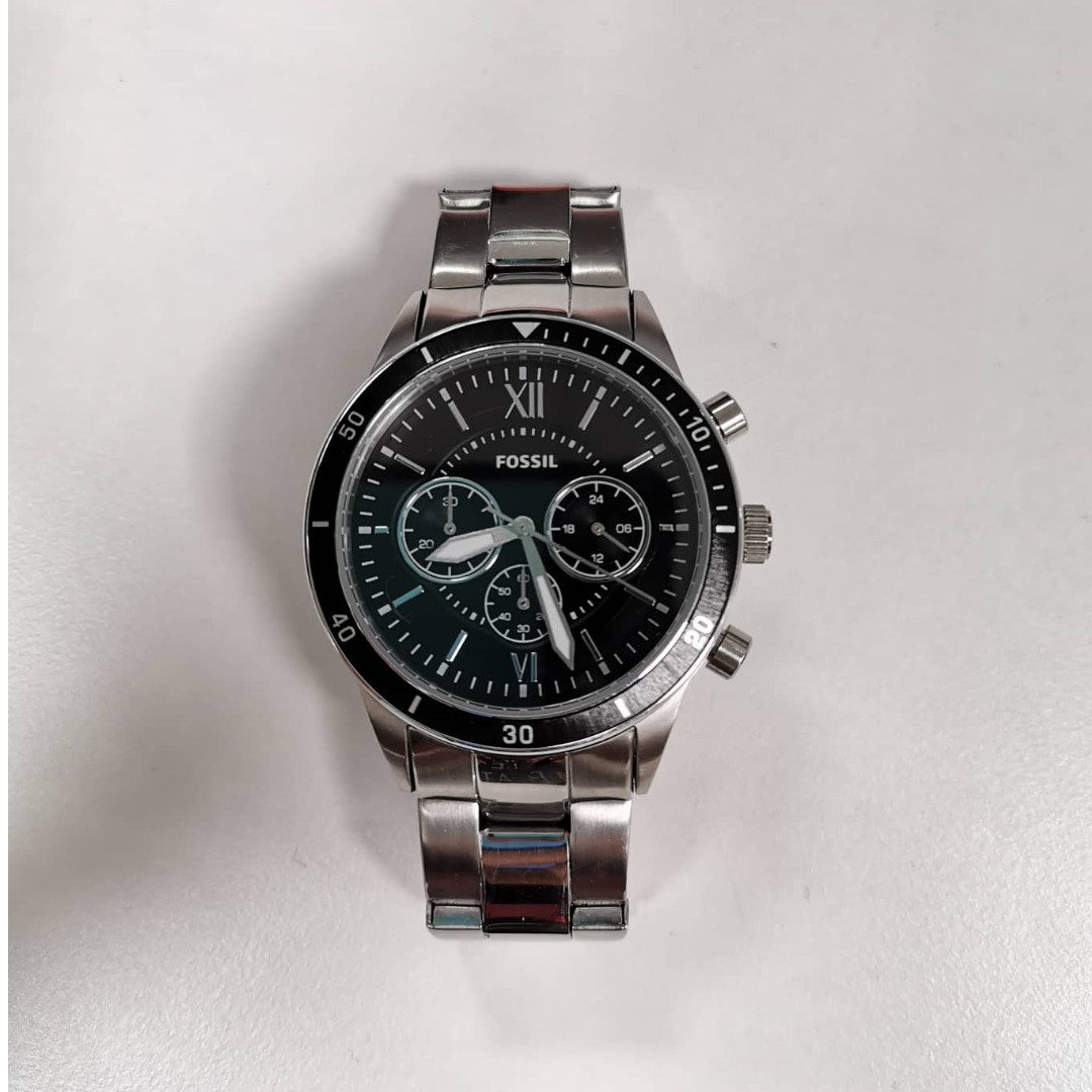 Flynn sport chronograph silver stainless steel watch on sale