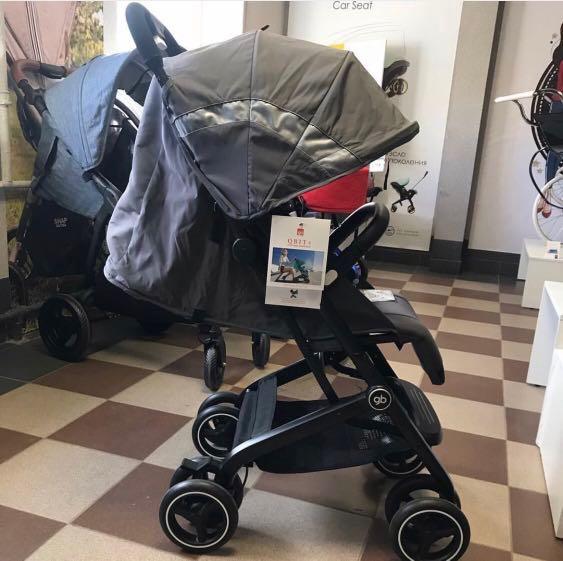 GB QBIT in Silver Fox Grey Babies Kids Going Out Strollers