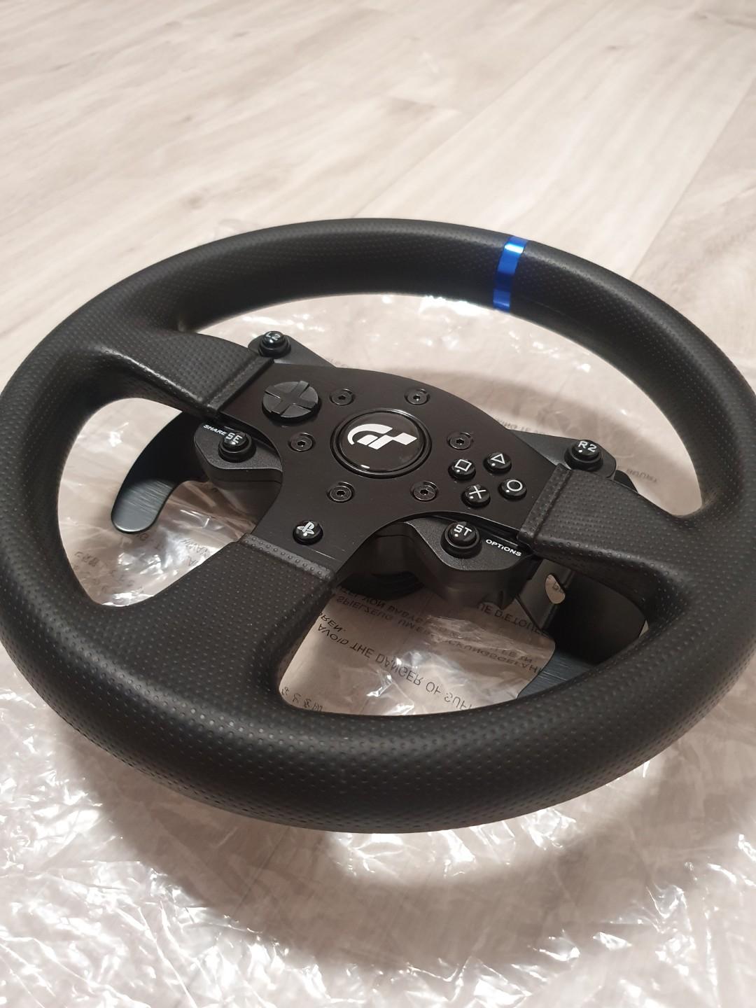 Gt Wheel From Thrustmaster T300rs Gt Edition For Simulator Racing Rig T300 Rs Sim Video Gaming Video Game Consoles Others On Carousell