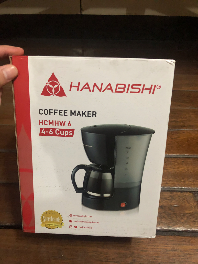 Hanabishi coffee maker, TV & Home Appliances, Kitchen Appliances