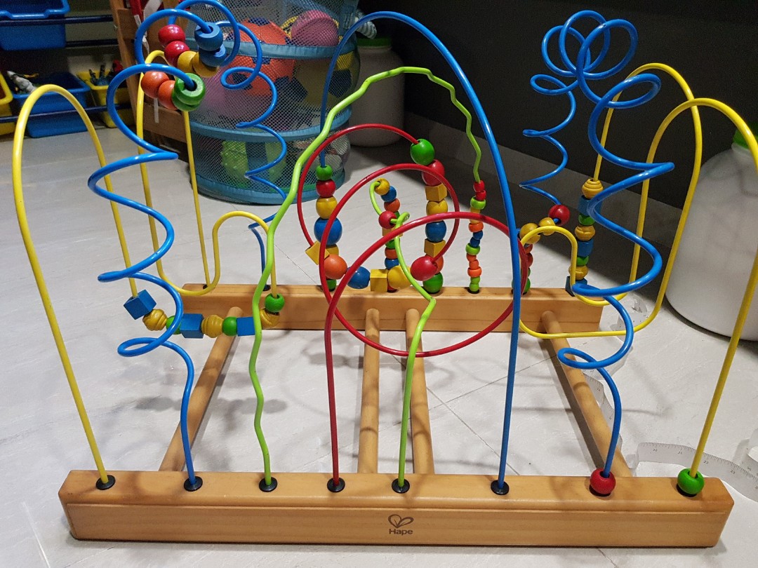 Hape wooden bead maze Hobbies Toys Toys Games on Carousell