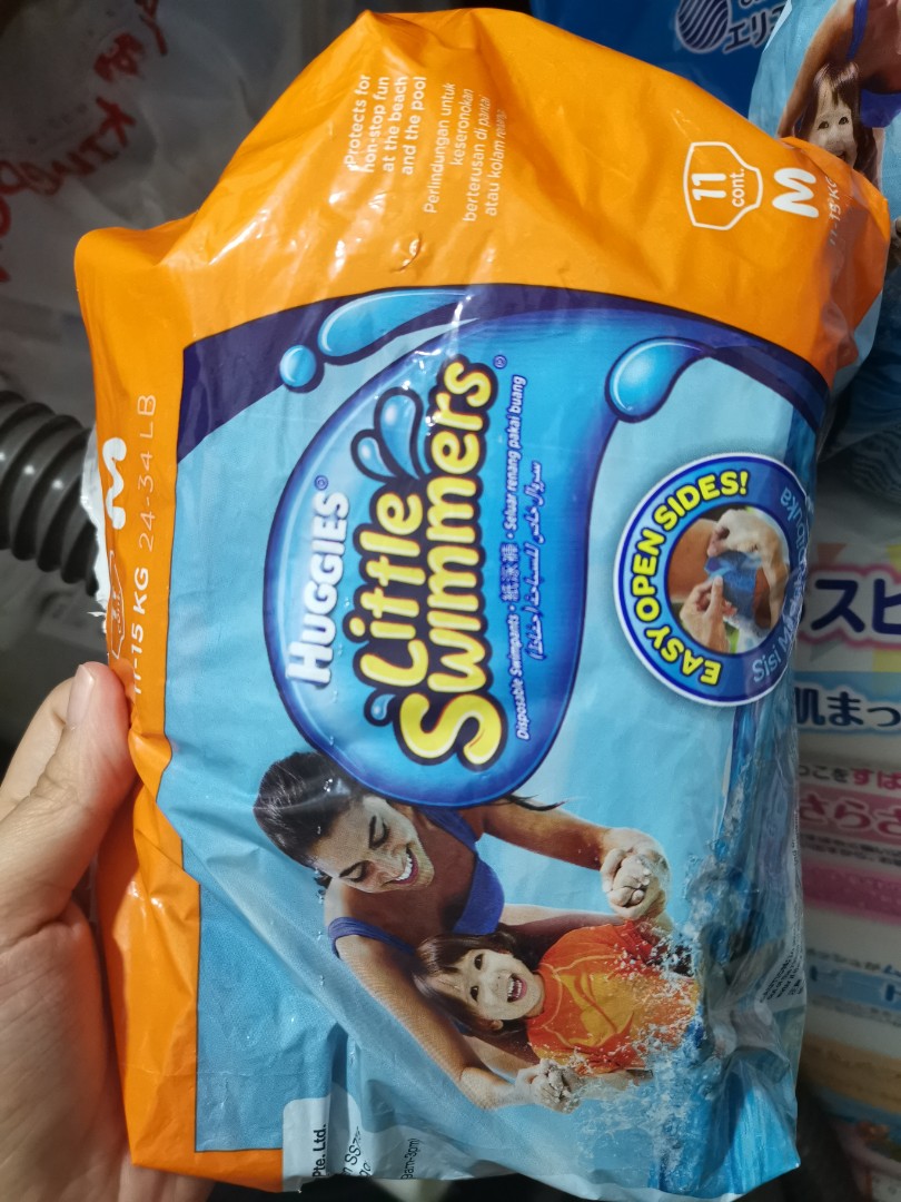Huggies swim diapers, Babies & Kids, Bathing & Changing, Diapers & Baby
