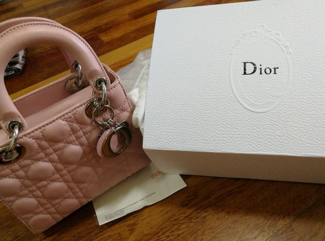 Lady dior online rose poudre