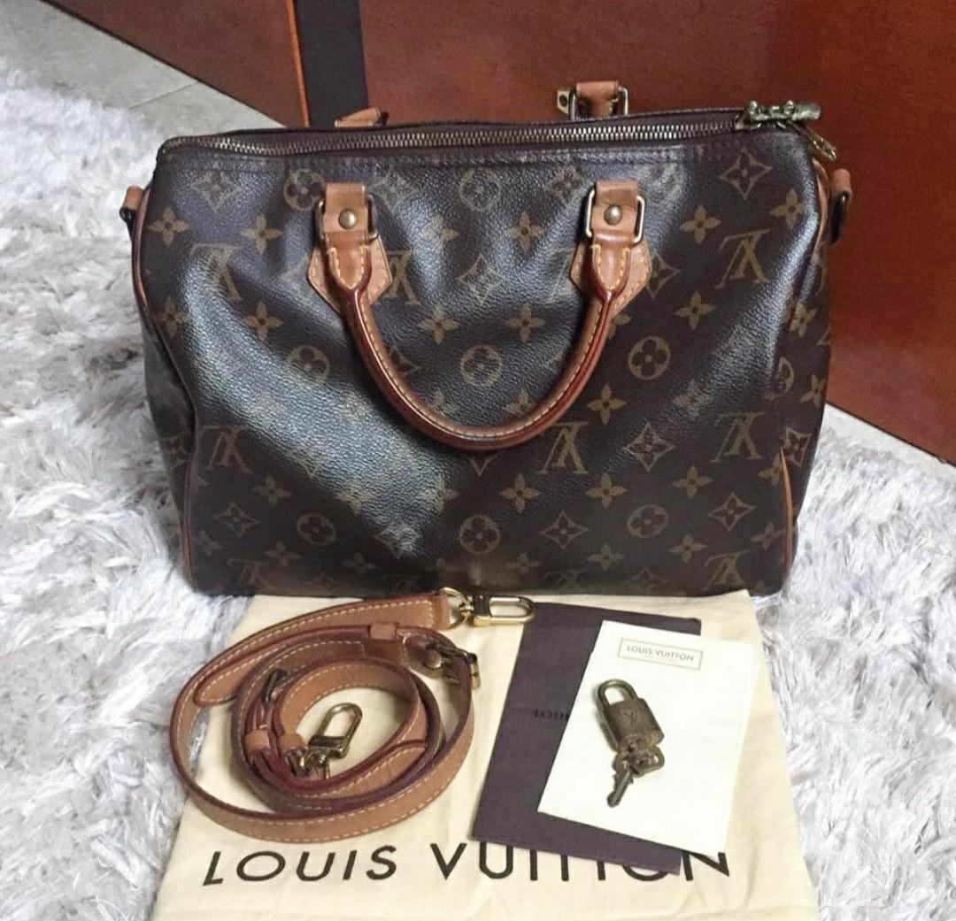 Louis Vuitton micro speedy, Barang Mewah, Tas & Dompet di Carousell
