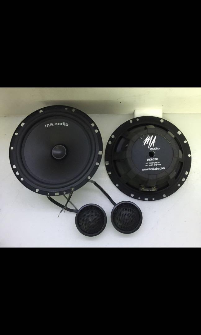 MA Audio HK602C 2 Way Component System 6.5