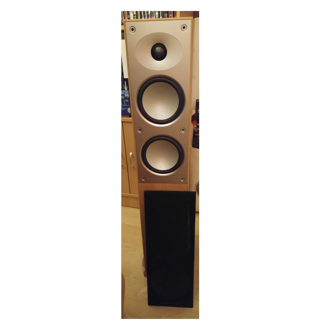 Mordaunt Short Ms906 Floorstanding Speakers Beautiful Maple