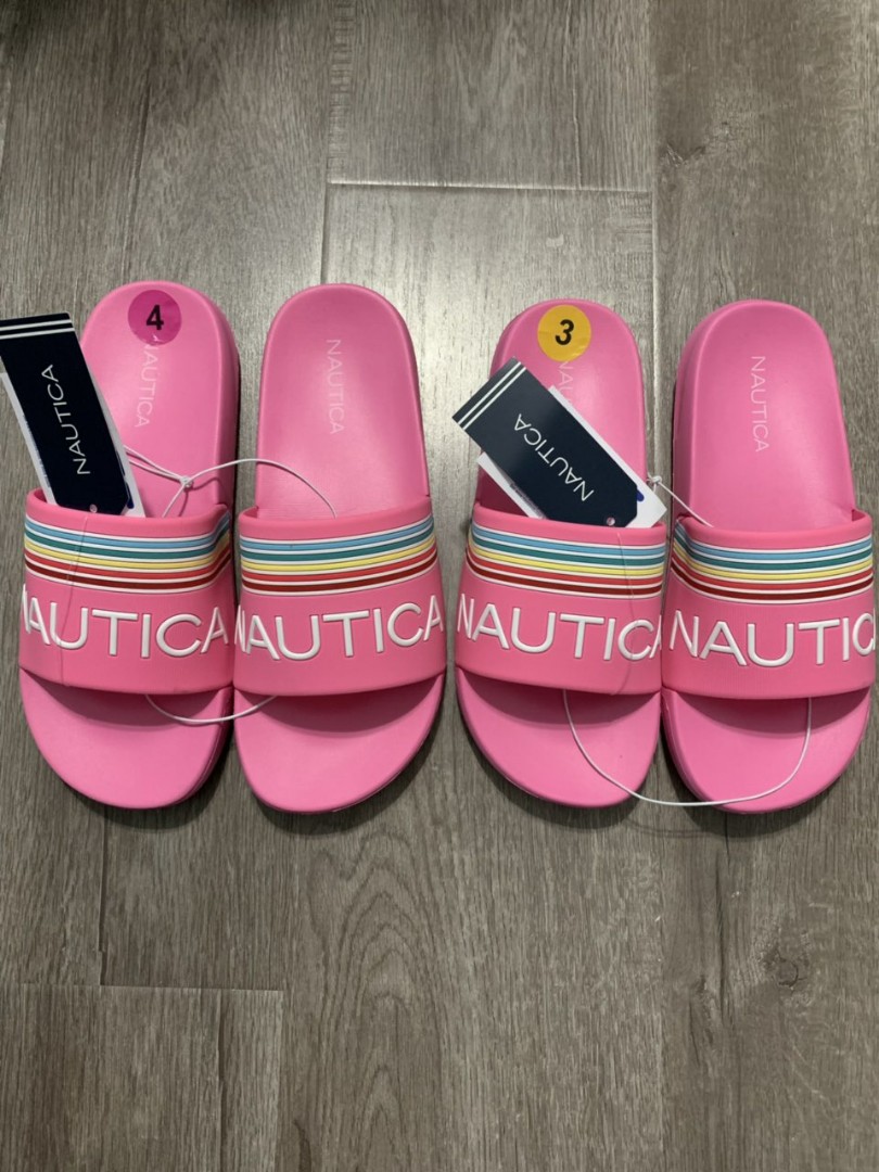 Nautica Slides, Women's Fashion, Footwear, Slippers and slides on Carousell