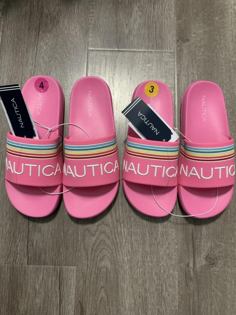 Nautica Slides, Women's Fashion, Shoes 