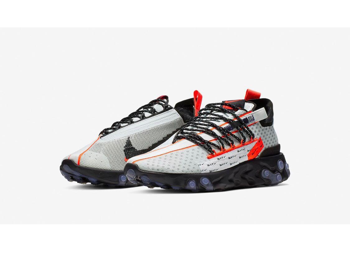 NIKE REACT ISPA Ghost Aqua Crimson Black Men s Fashion Footwear Sneakers on Carousell