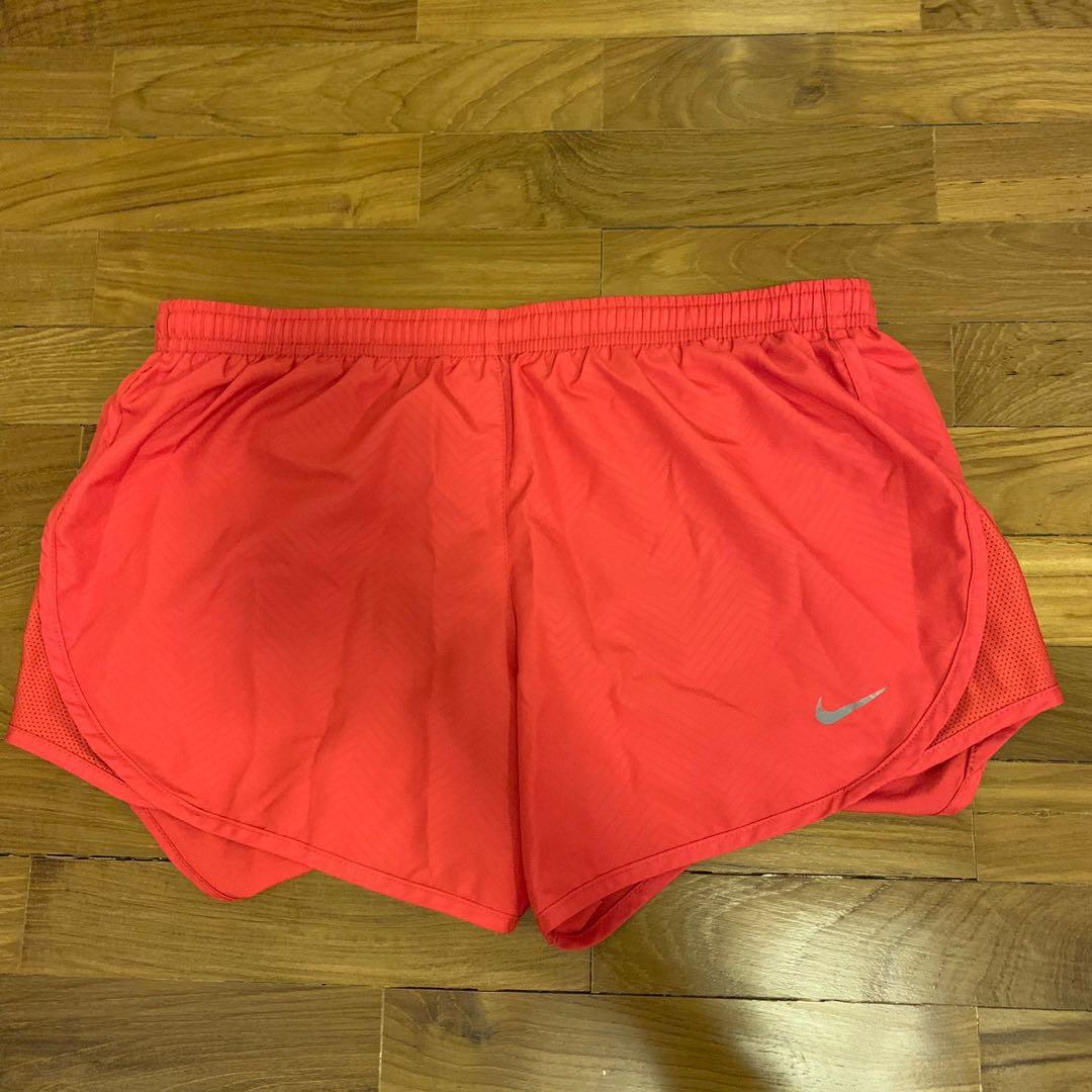 nike running shorts red