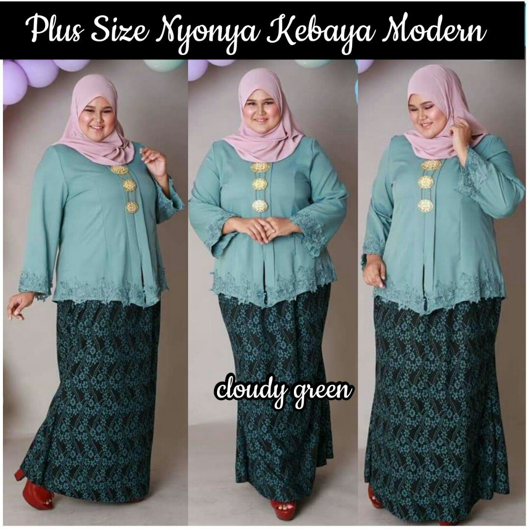 Plus Size Nyonya Kebaya Modern Instock Limited Women S Fashion Dresses Sets Traditional Ethnic Wear On Carousell