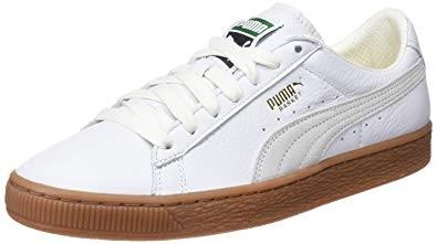 Puma Basket Classic Gum Deluxe in White 