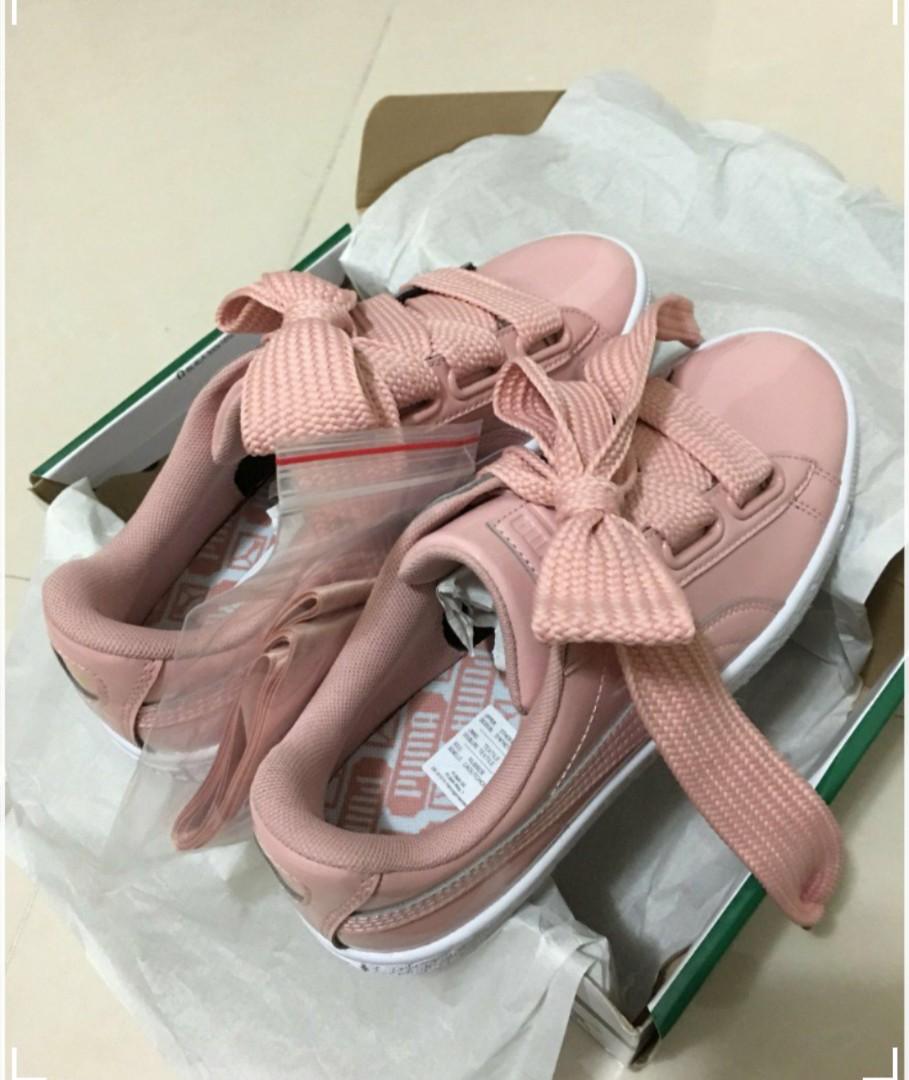 puma basket patent leather