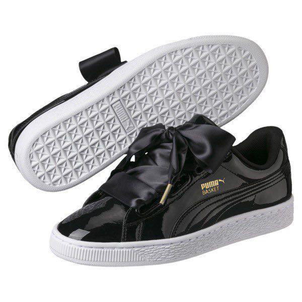 Puma basket heart trainers new arrivals black