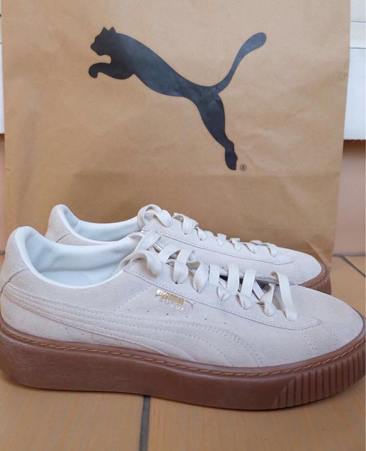 puma suede off white