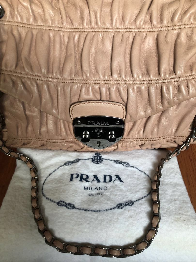 prada nappa gaufre shoulder bag