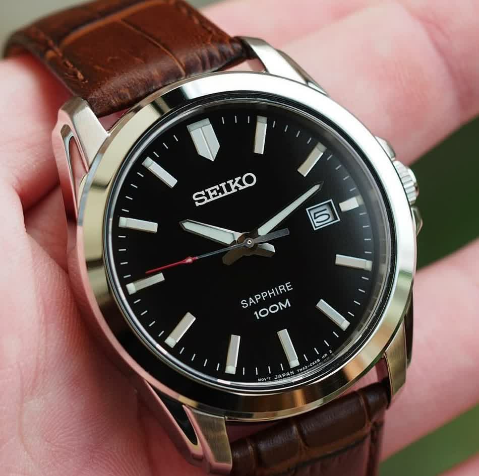 Seiko Quartz Sapphire 100M SGEH49P2 Men's Watch, Men's Fashion, Watches ...
