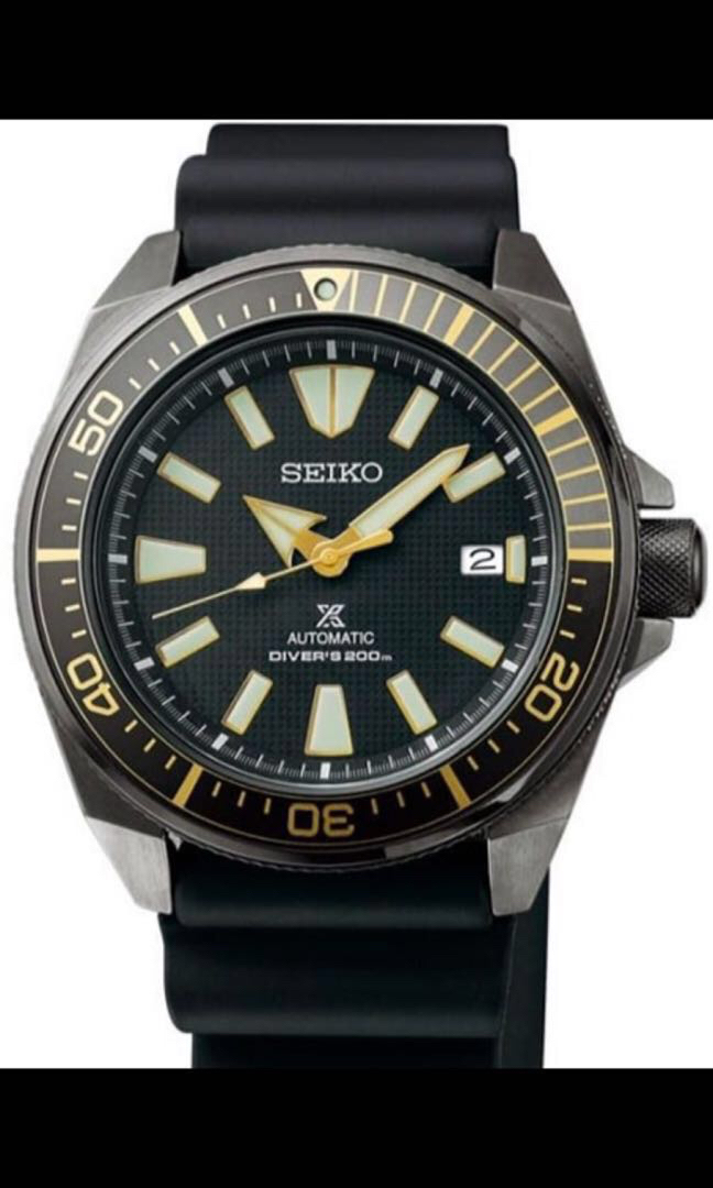 Seiko samurai gold clearance