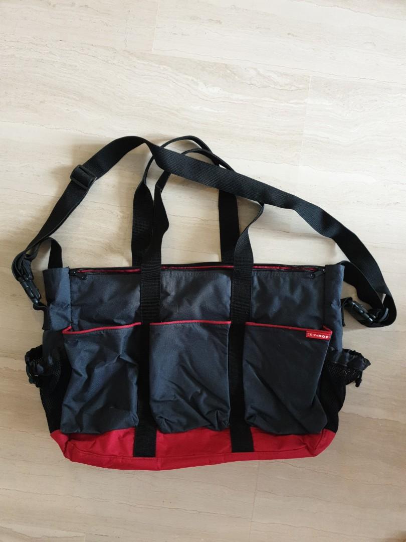 skip hop double diaper bag