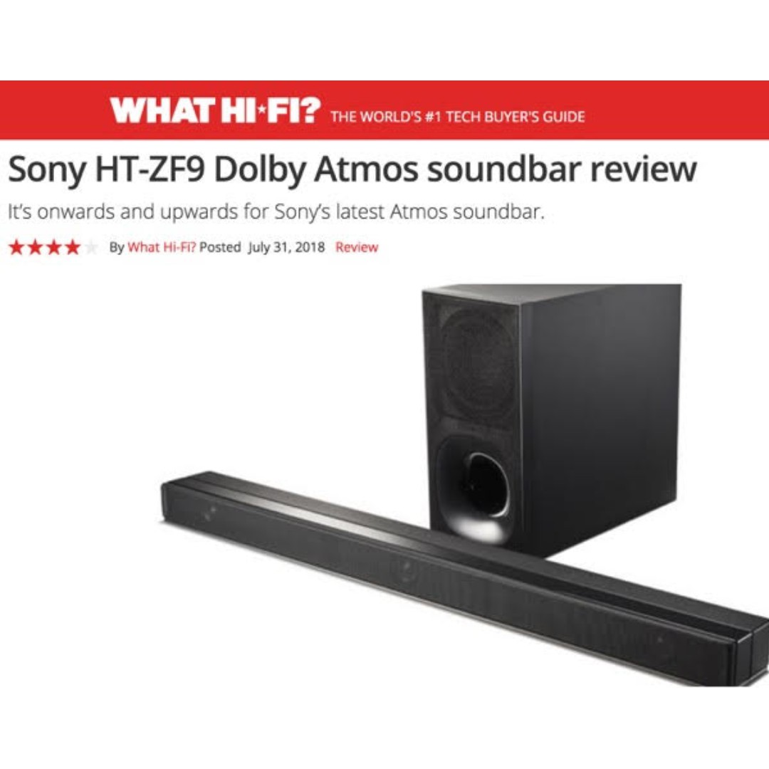 Sony sound sale bar 2018