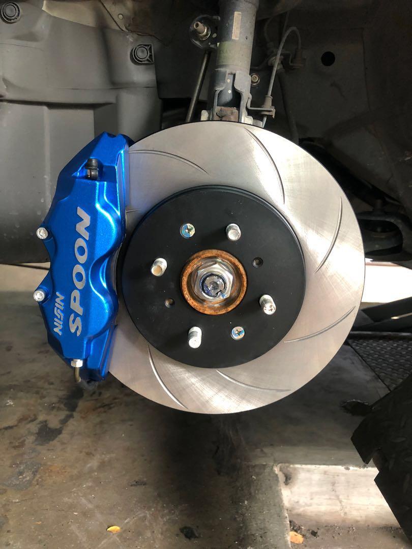 Spoon Caliper Kit for Honda Jazz GK, Jazz GE, EK9, EG6 big brake kit