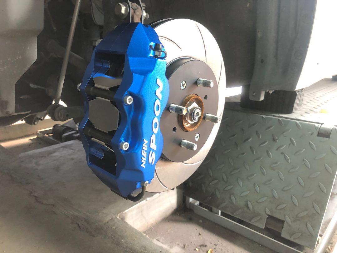 Spoon Caliper Kit for Honda Jazz GK, Jazz GE, EK9, EG6 big brake kit