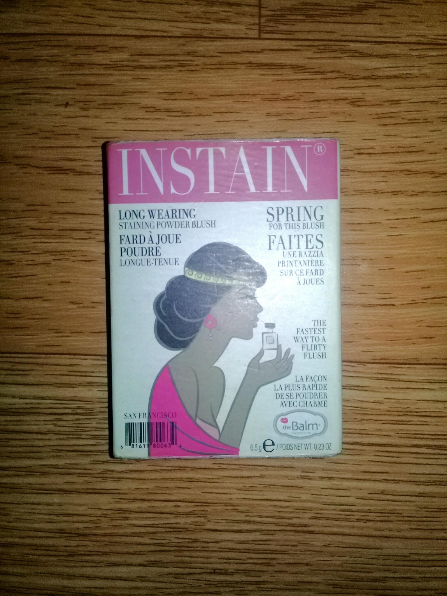 The Balm Instain Blush in Lace (Category: Face Care) located in Manila. Submitted by meanstuff (Listing ID 232843790, Image 1). Description: Original 100% Shade: lace Rfs: makeup destash Bought for around 800-1000php.