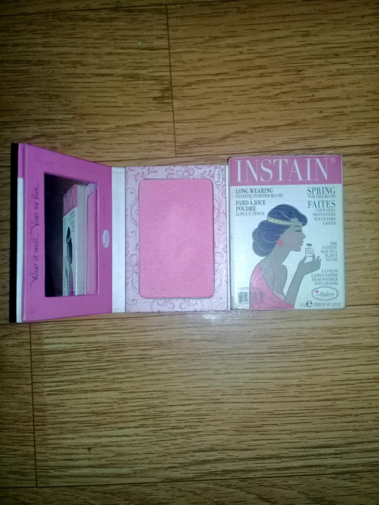 The Balm Instain Blush in Lace (Category: Face Care) located in Manila. Submitted by meanstuff (Listing ID 232843790, Image 2). Description: Original 100% Shade: lace Rfs: makeup destash Bought for around 800-1000php.