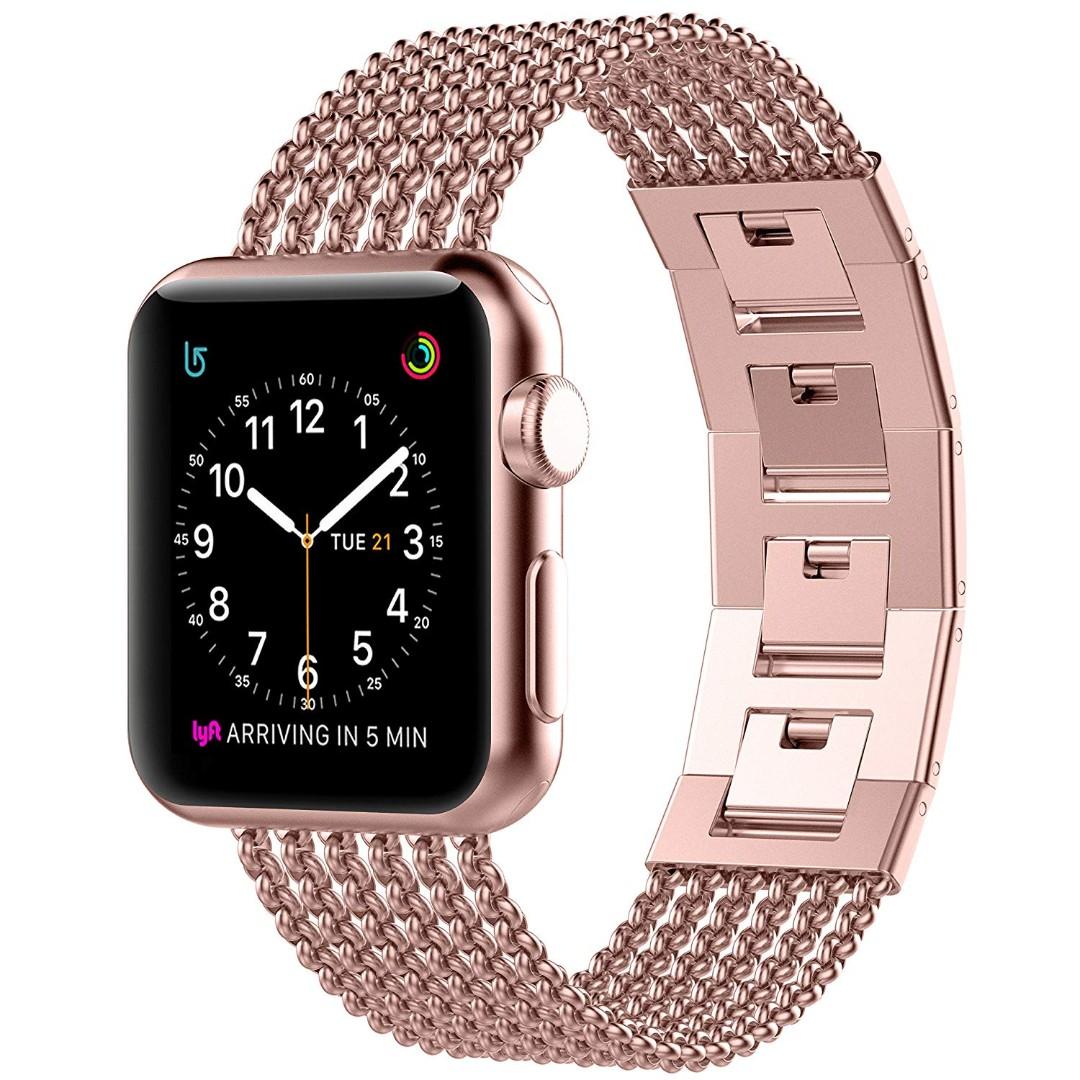 Wearlizer apple watch band rose gold shop