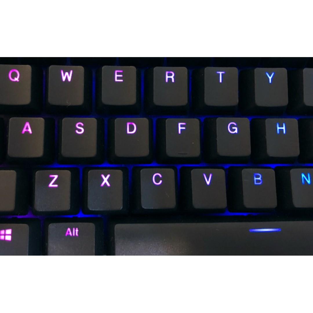 Wooting Double Shot PBT Backlit Keycap Set - Just White