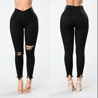 (Fashion Nova) Well Played Jeans - Black (Size 3)