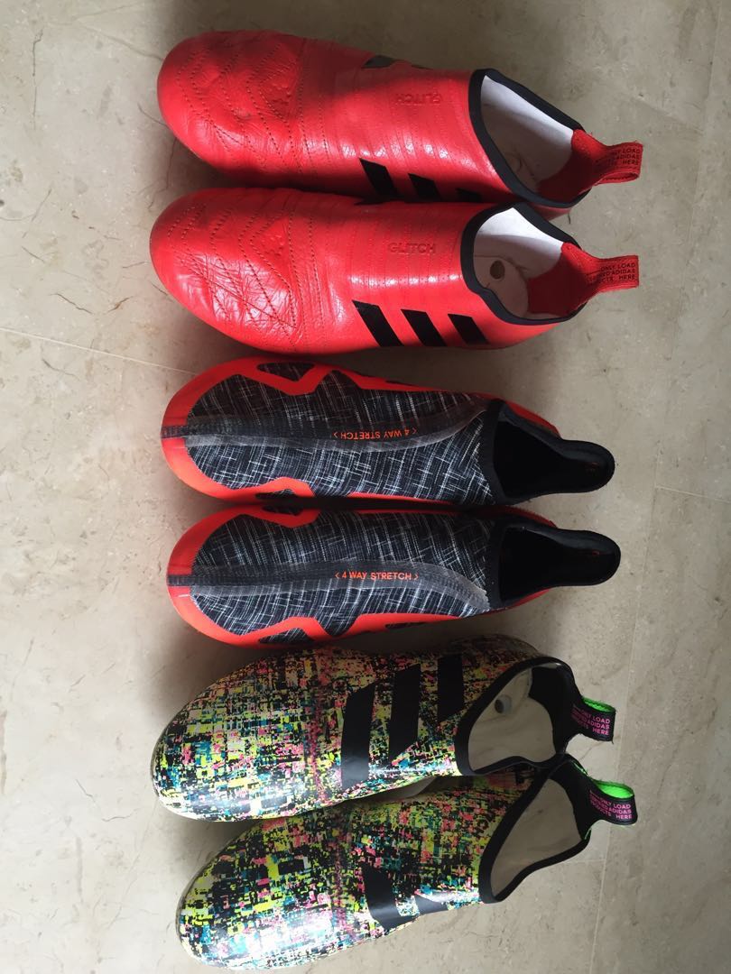 ADIDAS GLITCH FOOTBALL BOOTS!, Sports, Sports Apparel on Carousell